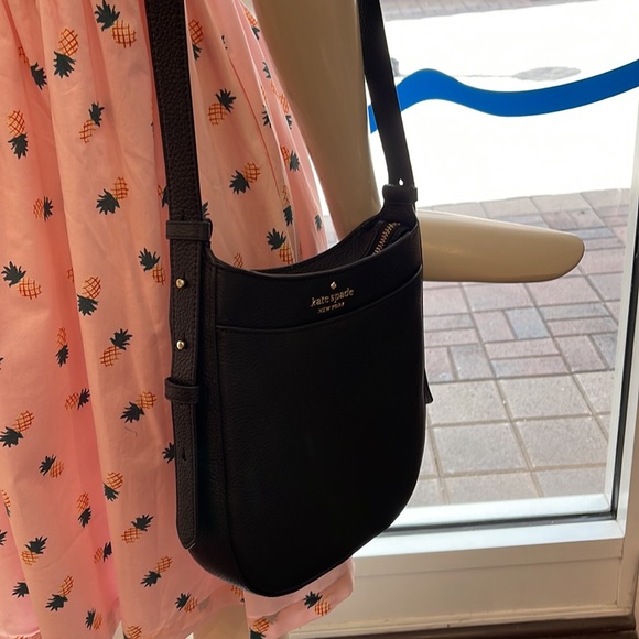 Kate Spade Leila North South Crossbody Black - Picture 11 of 16